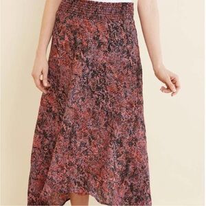 Evereve Peyton Jensen Shaine Smocked Skirt Multisnake
